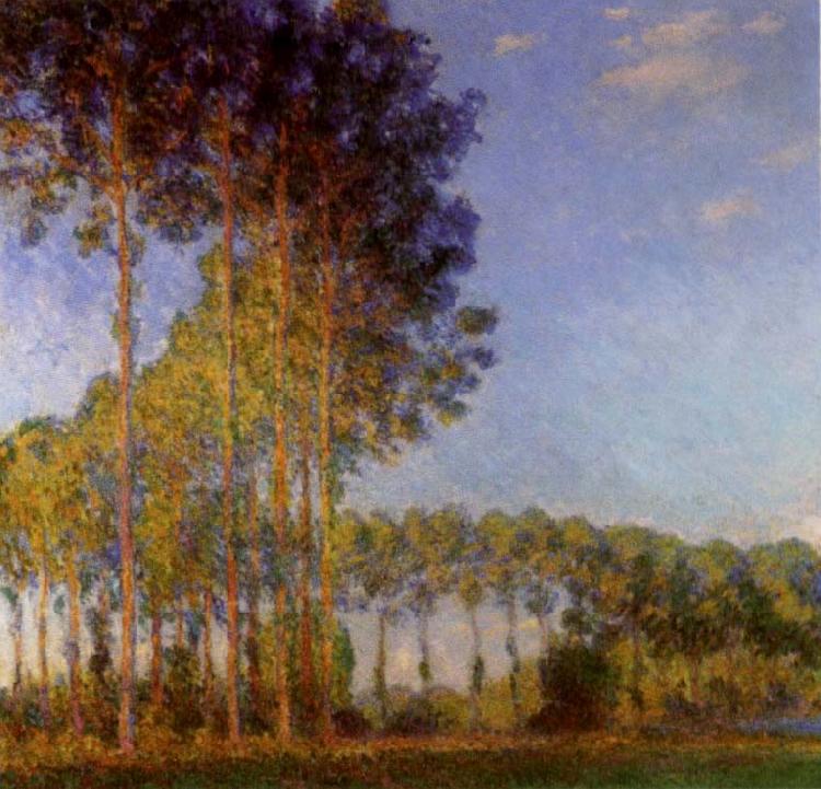 Claude Monet Poplars on the banks of the River Epte China oil painting art